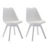 Silla Nórdica Jody  49x57x82 Cm Color Blanco Venta-unica