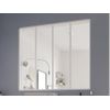 Cristalera Bayview  120x3.5x105 Cm Color Blanco Vente-unique