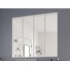 Cristalera Bayview  120x3.5x105 Cm Color Blanco Vente-unique