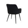 Silla Góndola Heka  59.5x61x78 Cm Color Negro Venta-unica