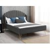 Cama Clásica Sagali  178x213x126 Cm Color Gris Vente-unique