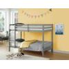 Cama Litera Anicet  198x97x140 Cm Color Gris Vente-unique