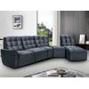 Sofá Relax Alford  323x210x104 Cm Color Gris Antracita Venta-unica