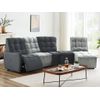 Sofá Relax Alford  323x210x104 Cm Color Gris Claro, Gris Antracita Venta-unica