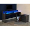 Mesa Gaming Neha 3 Cajones 180x120x90 Cm Color Gris Antracita Vente-unique