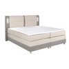 Cama Continental Boxspring Rimini  200x181x118 Cm Color Beige, Crema Vente-unique