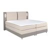 Cama Continental Boxspring Rimini  200x181x118 Cm Color Beige, Crema Vente-unique