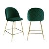 Taburete De Bar Melbourne  51x58x95 Cm Color Verde Pino Venta-unica