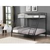 Cama Litera Elevatio  199x147x163 Cm Color Negro Vente-unique