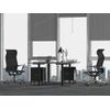 Silla Para Oficina Ladefense  58.5x53x119 Cm Color Negro Venta-unica