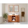 Mueble De Lavabo Pulukan  130x50x83 Cm Color Color Natural Oscuro Vente-unique