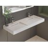 Lavabo Suspendido Kodiak  120.2x45.2x8 Cm Color Blanco Vente-unique