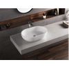 Lavabo Sobre Encimera Sengli  58x38x14 Cm Color Blanco Vente-unique