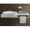 Lavabo Con Encimera Integrada Yumiko  100x54x20 Cm Color Blanco Vente-unique