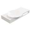 Lavabo Con Encimera Integrada Yumiko  100x54x20 Cm Color Blanco Vente-unique