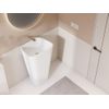 Lavabo De Pie Tilicho  52x39x82.5 Cm Color Blanco Vente-unique