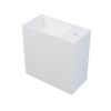 Lavabo Con Encimera Integrada Pumori  40x20x40 Cm Color Blanco Vente-unique