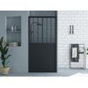 Puerta De Ducha Urbanik  100x2.3x195 Cm Color Negro Vente-unique