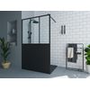 Mampara Ducha Italiana Urbanik  120x1.9x200 Cm Color Negro Vente-unique