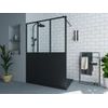 Mampara Ducha Italiana Urbanik  140x1.9x200 Cm Color Negro Vente-unique