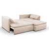 Sofá Cama Teodora  230x166x91 Cm Color Beige Venta-unica