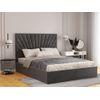 Cama Con Canapé Abatible Rilioda  173x214x120 Cm Color Gris Vente-unique