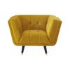 Sillón Clásico Samantha Ii  110x91x76 Cm Color Amarillo Venta-unica