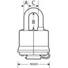 Candado De Acero Endurecido 40 Mm 7804eurd Master Lock