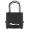 Candado Con Código Excell Zinc 57 Mm Negro M178eurd Master Lock