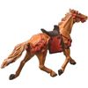 Plastoy 65708 - Figura De Caballo Y Jinete, Color Rojo