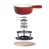 Livoo Set Fondue 6 Tenedores Rojo - Men390rc