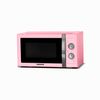 Microondas Con Grill 23l 800w Vintage Rosa Schneider Smw23vmp