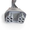 Conector Para Electroestimulador Muscular Multisportpro Precision Sport-elec 8 Cables Conexiones 2 Mm