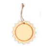 Suspensión Sol De Madera Para Decorar - Ø 12 Cm