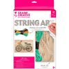 Kit Cuadro De Madera String Art 30 X 20 Cm - Bicicleta