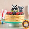 Kit De Velas De Cumpleaños De Koala Y Panda