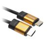 Cable Ethernet Hdmi 4k - Macho / Macho - Negro - Enchufe Dorado