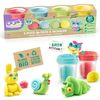 Super Green Kit De 4 Botes De Plastilina Orgánica Canal Toys