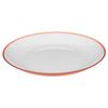 Plato De Poliestireno Five 25cm Rojo Coral