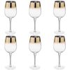 Set De 6 Copas Vino X6 Oro  38cl