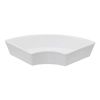 Set De 6 Piezas Aperitivo Secret De Gourmet Porcelana Blanco/madera 4,3x27x27 Cm