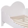 Cama Para Niños "cloud" Madera 90x140 Blanca Atmosphera