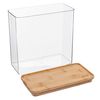 Caja Rectangular En Poliestireno + Bambú 3l Five