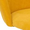 Silla De Oficina Geos" Terciopelo Amarillo Ocre  Atmosphera