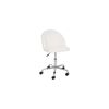 Silla Con Ruedas Poliéster Blanco Bagueera 89x57.5x54cm