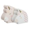 Set De 2 Cajas Infantiles "unicornio" Cartón Rosa Atmosphera