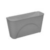 Escurridor De Platos Metálico Con Soporte Para Cubiertos Gris 13x36,5x32,5 Cm