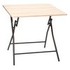 Mesa Plegable De 80x80cm. De Madera Ef Five