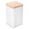 Caja De Almacenamiento Hierro Five Scandi Nature 10,5 X 18,5 Cm Blanco