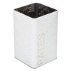 Caja De Almacenamiento Hierro Five Scandi Nature 10,5x10,5x18,5 Cm Blanco